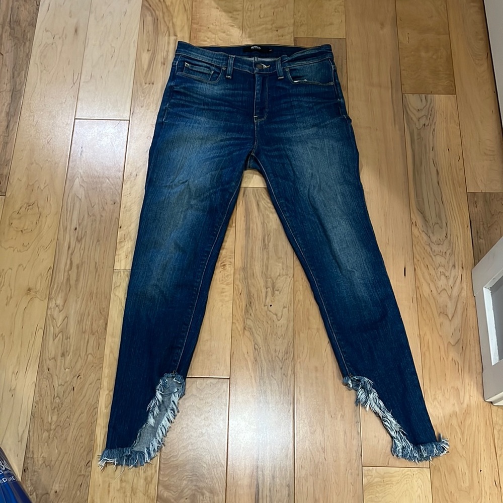 Medium wash skinny Hudson jeans